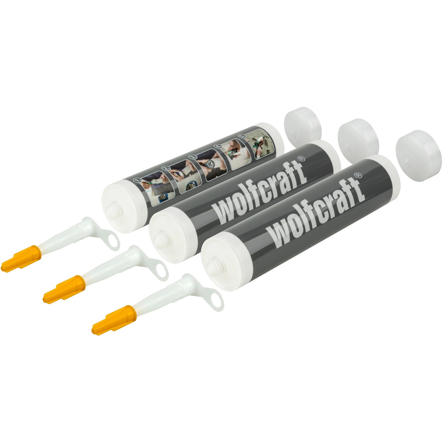 wolfcraft Leerkartuschen 3 Stück 310 ml günstig online kaufen