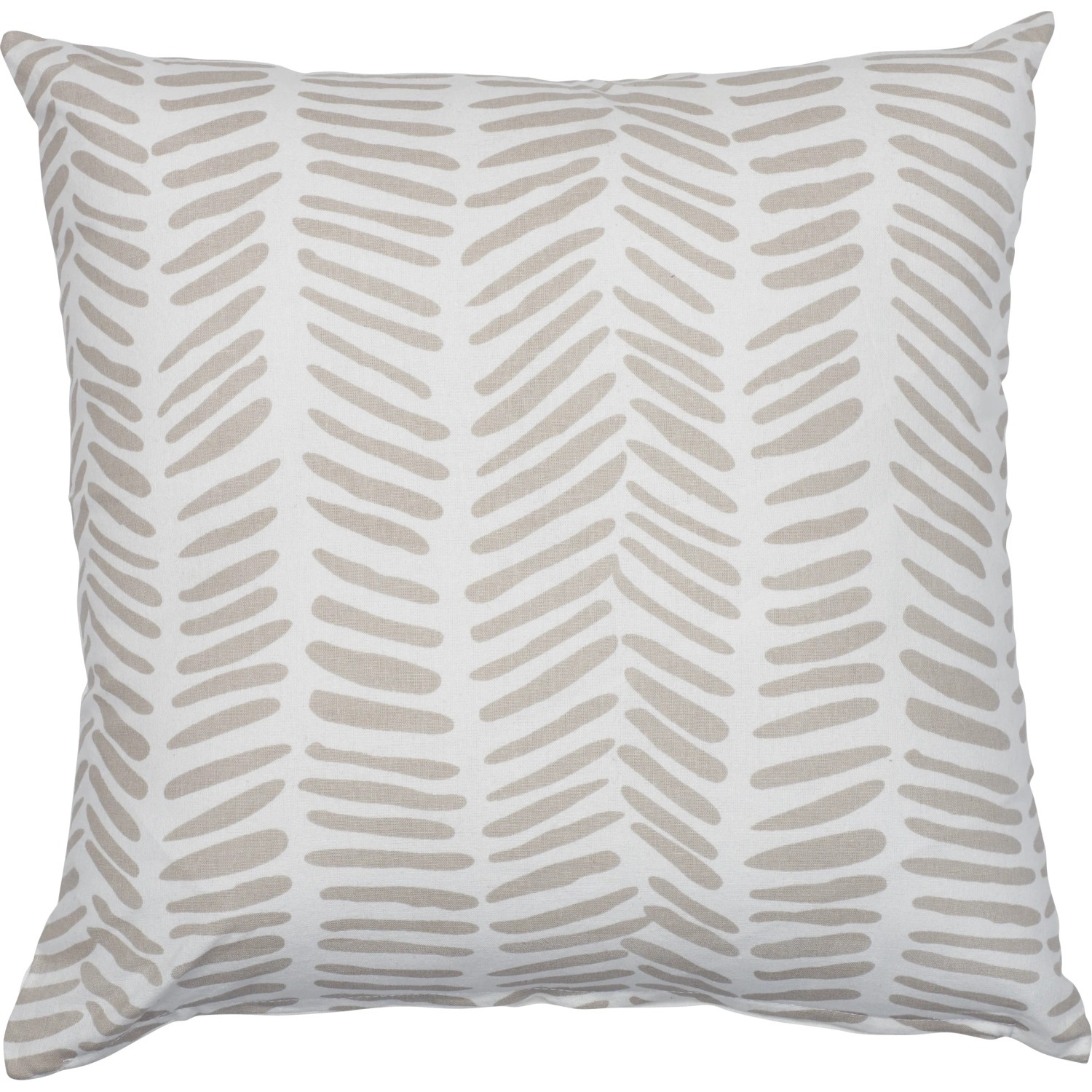 Gefülltes Kissen Linien Beige 40 cm x 40 cm