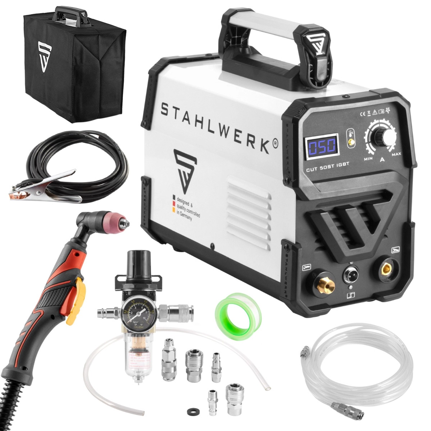 Image of STAHLWERK Plasmaschneider CUT 50 ST IGBT mit 50 Ampere, bis 14mm Schneidleistung