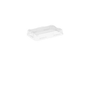 Transparenter Santos Box Deckel mit Extra Volumen für XS-S Aufbewahrungsboxen.