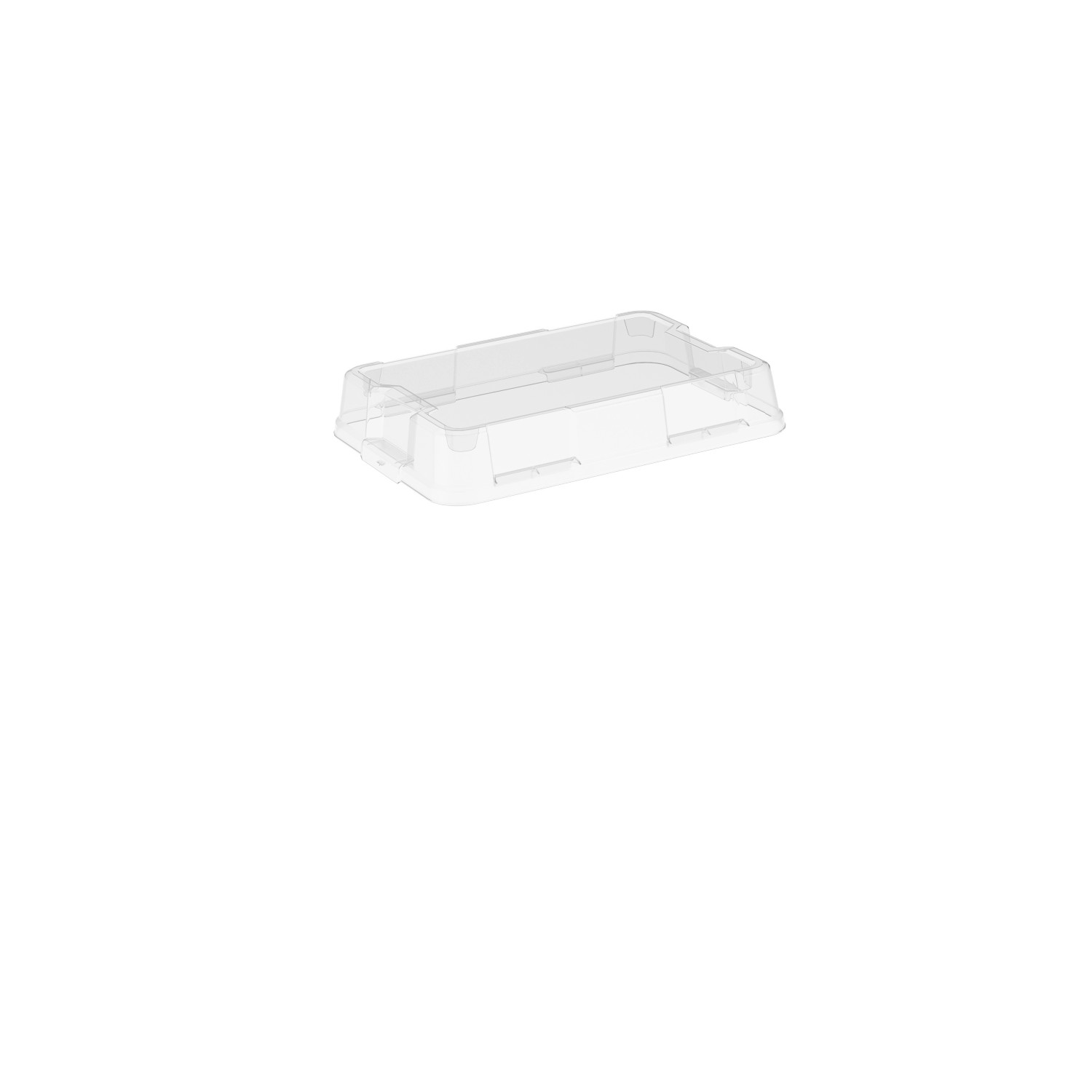 Santos Box Deckel mit Extra Volumen XS-S Transparent