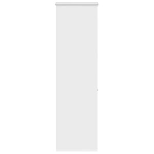 Weißes vidaXL Duschrollo mit Kassette, 70x240 cm, für Badezimmer und Dusche.