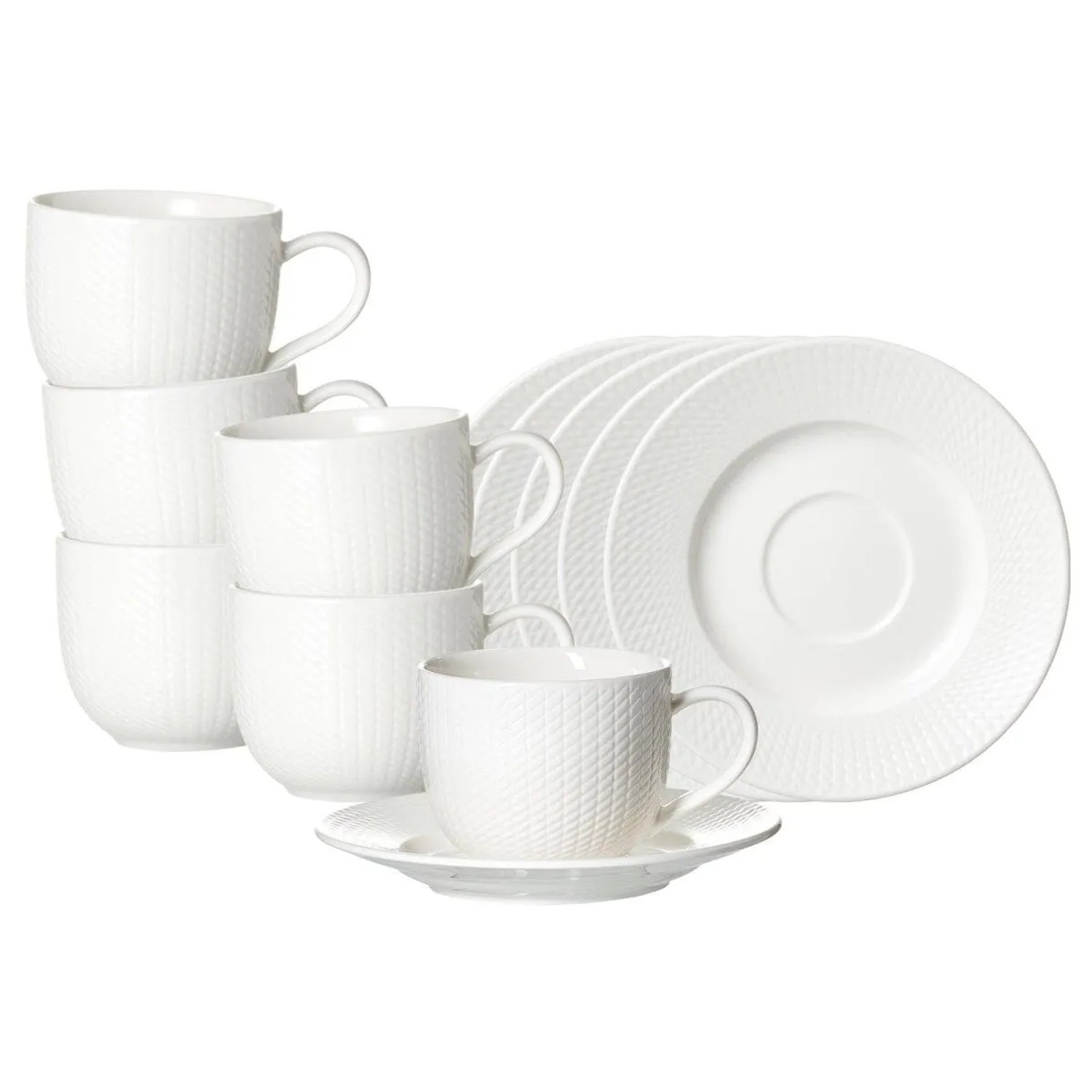 Ritzenhoff & Breker Saphir Kaffeetasse mit Untertasse 220 ml 6er Set