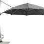 Anthrazit Schneider Ampelschirm Rhodos Ø 350 cm mit Kurbel und Drehfunktion.