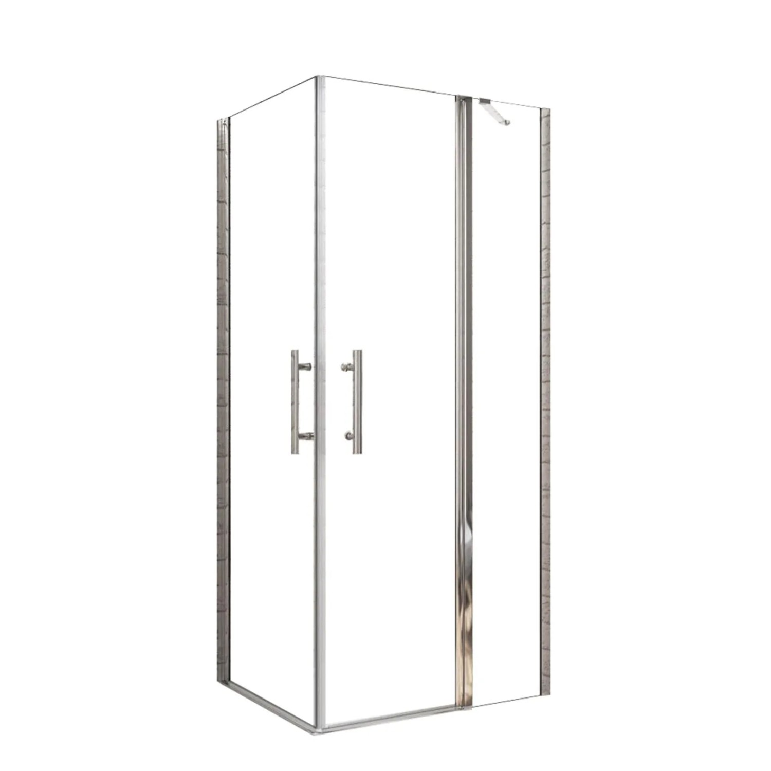 AICA Drehtür 90cm x Scharniertür 100cm x H.195cm Eckeinstieg Duschkabine Pe günstig online kaufen