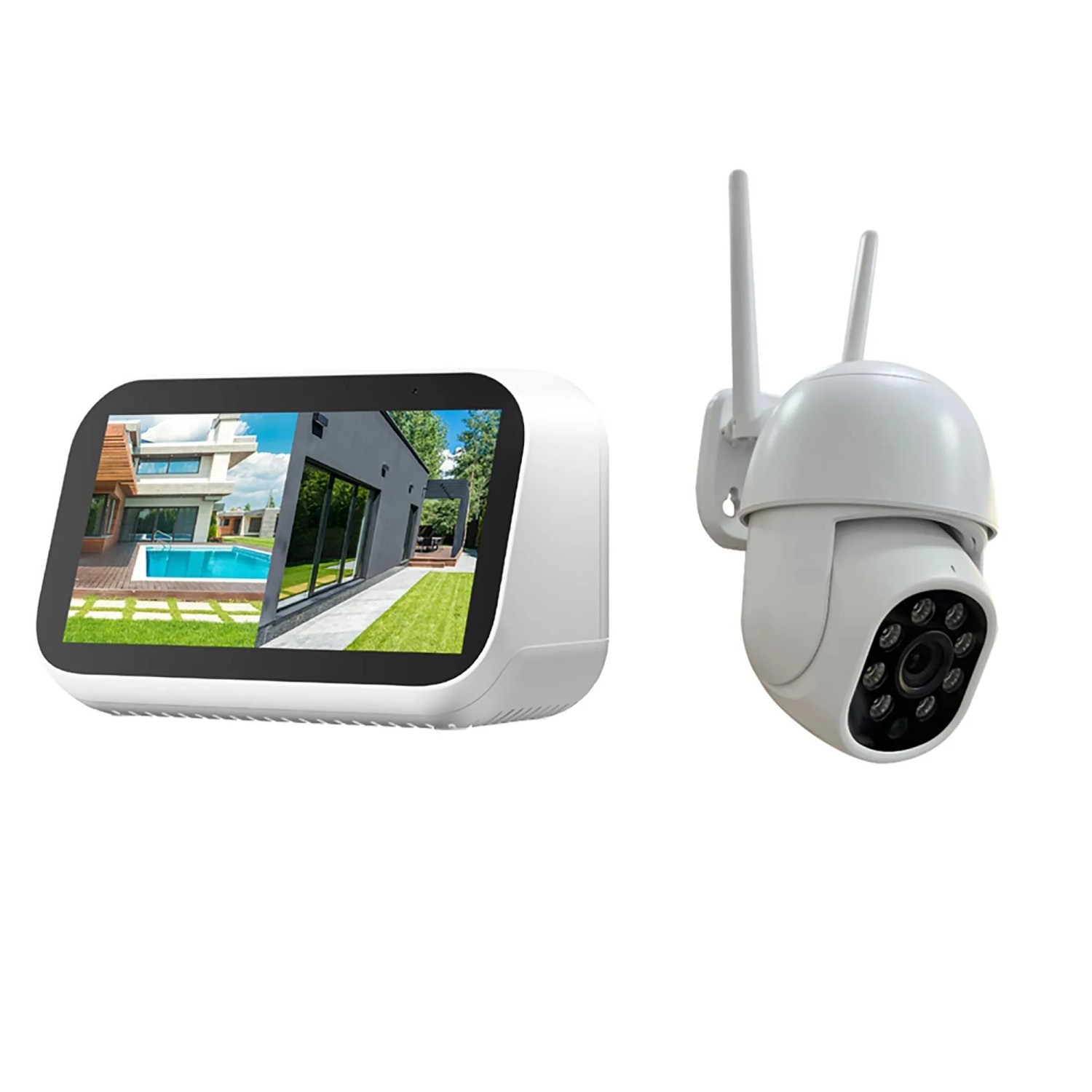 Technaxx Mini-Überwachungskamera-Set TX-389 mit Touchscreen