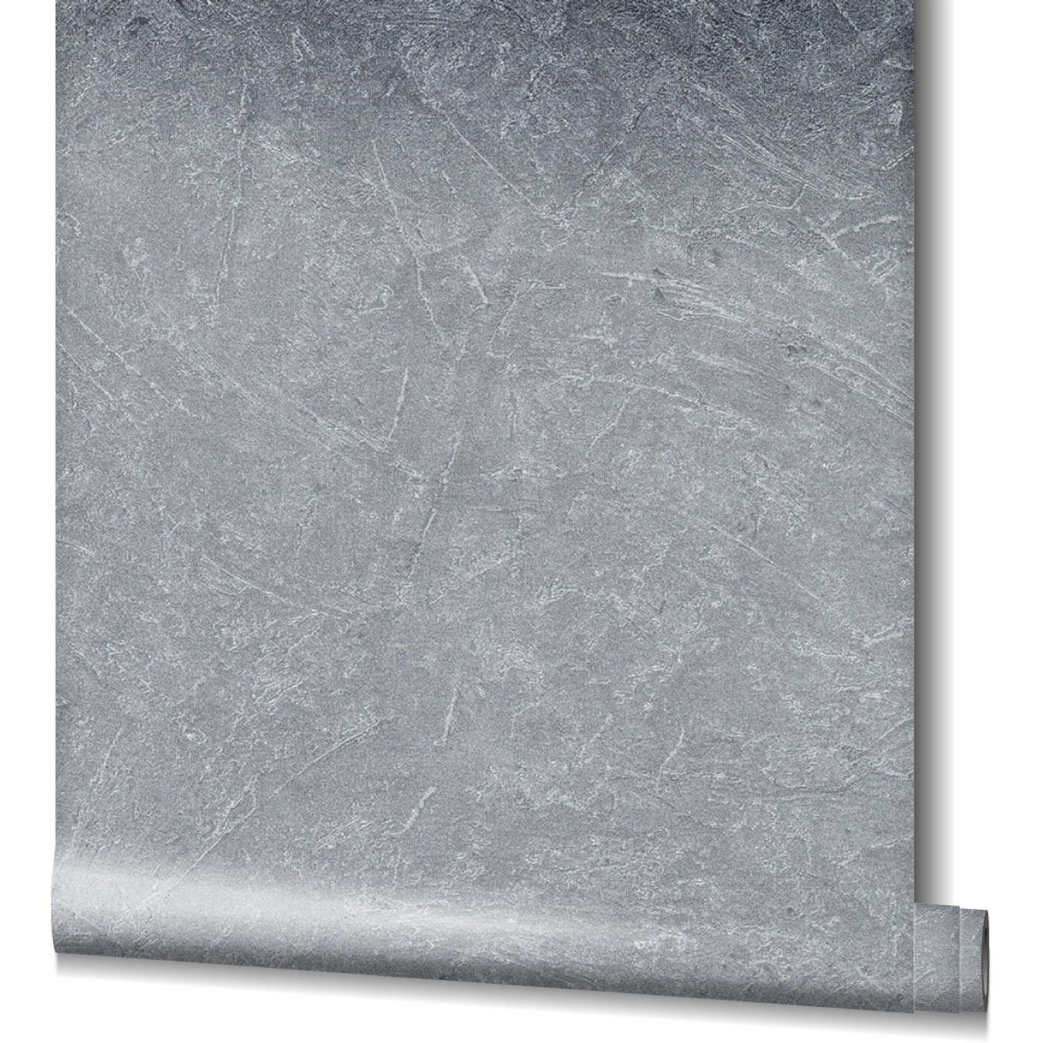 Marburg Vliestapete Vintage Deluxe Betonoptik Grau-Silber, Rolle