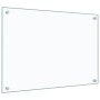 Transparente vidaXL Küchenrückwand aus Hartglas, 70x50 cm, zur einfachen Reinigung.