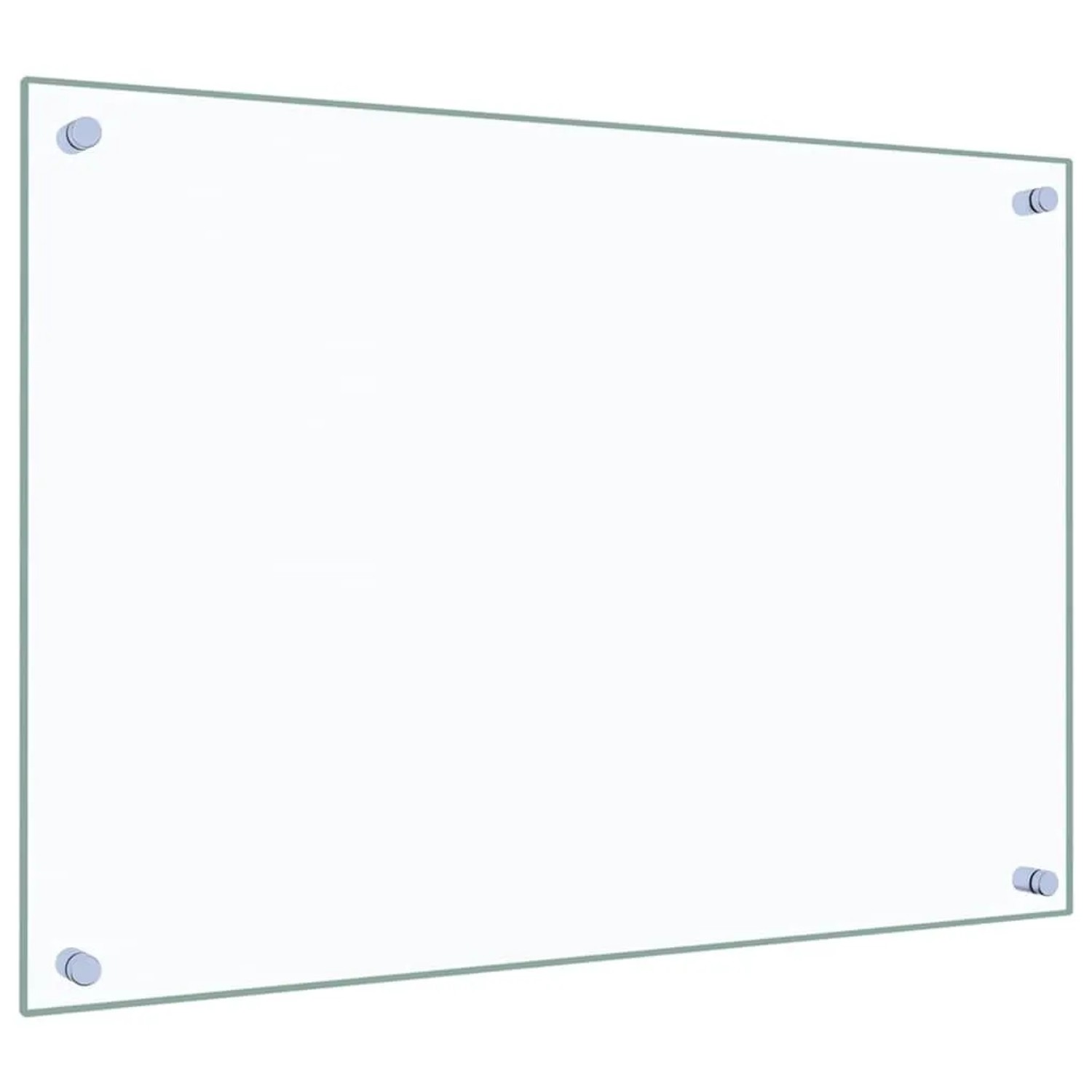Transparente vidaXL Küchenrückwand aus Hartglas, 70x50 cm, zur einfachen Reinigung.