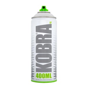 Kobra LP Buntlack Spray 400ml in Kieselgrau Hell Matt. Acryl-Sprühfarbe für DIY, Heimwerken & Garten.