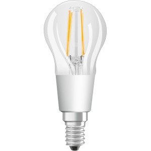 Ledvance Smart+ LED Filament Mini Birne, klare Glühbirne mit WiFi-Steuerung.