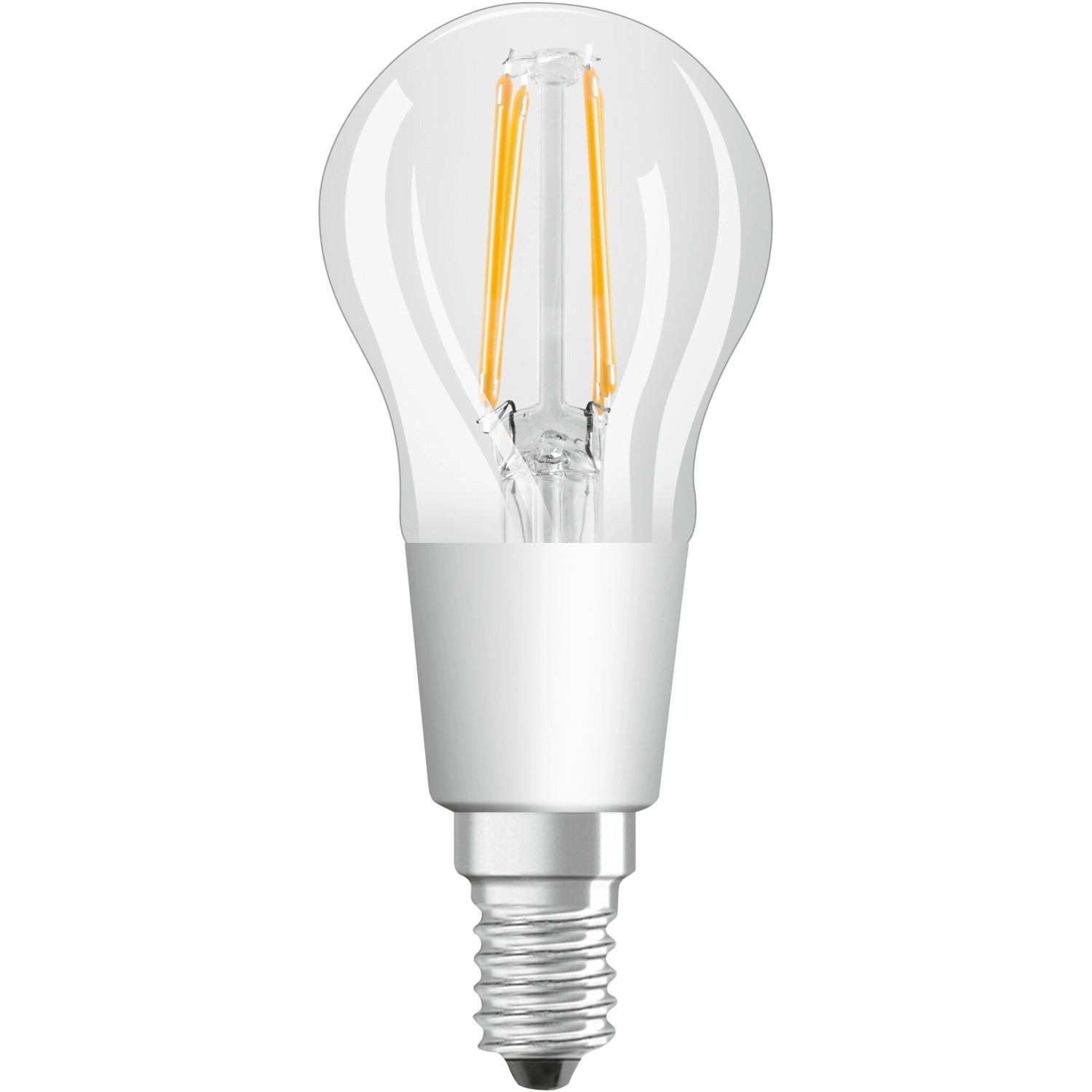 Ledvance Smart+ LED-Leuchtmittel Filament Mini Birne Klar Ø 4,5 cm