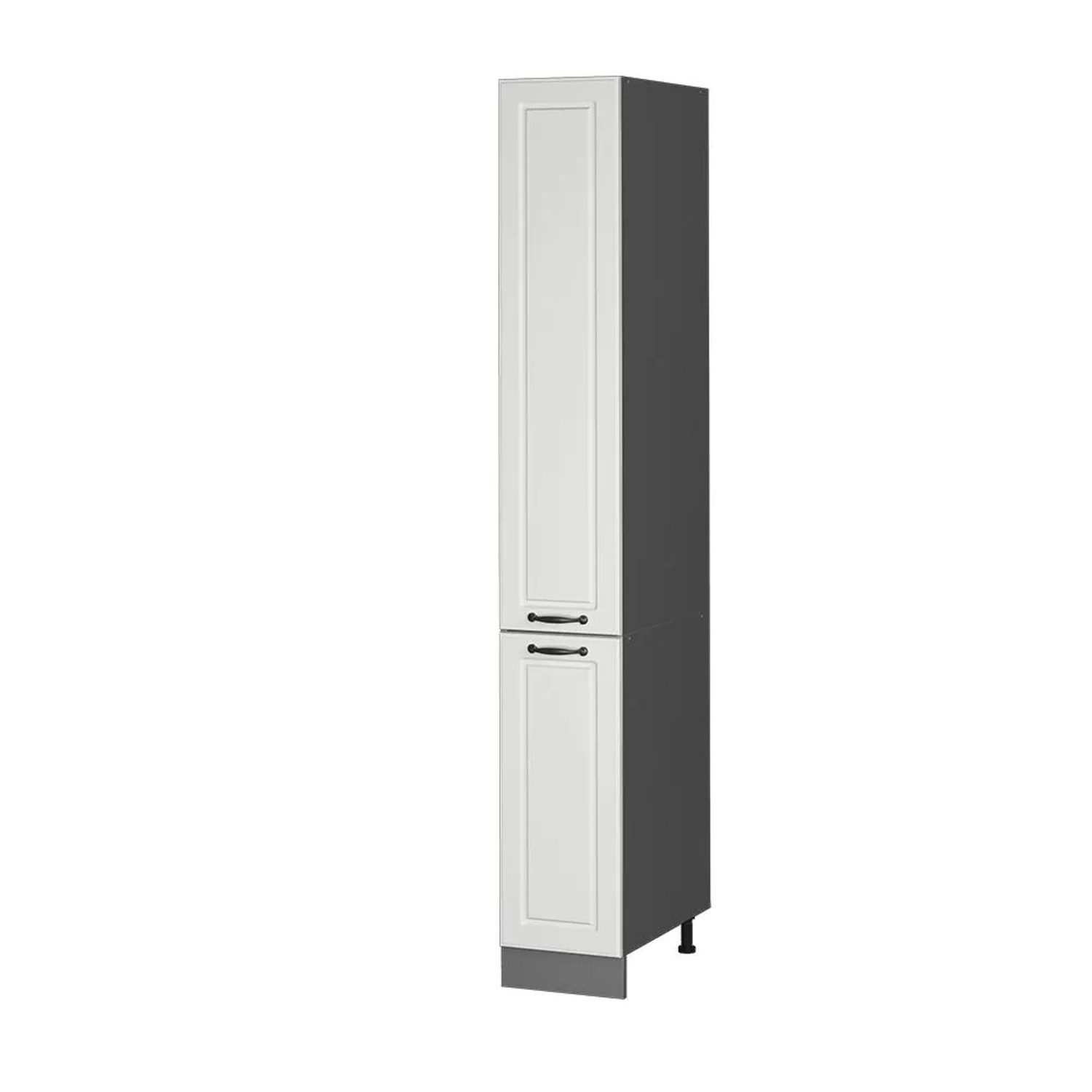 Vicco Apothekerschrank R-Line Medizinschrank für die Küche Weiß Landhaus Anthrazit 30 cm