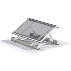 Solar Grundprofil H 114 mm zur Montage von Solaranlagen auf Flachdächern.