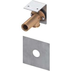 Tece Aufrüstset für Dusch-WC Toto SG: Rohbauset mit Wandscheibe und Halteblech.