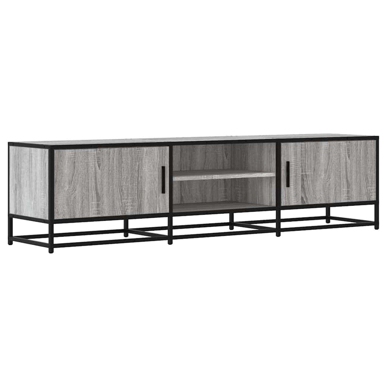 vidaXL TV-Schrank Grau Sonoma 160x35x41 cm Holzwerkstoff und Metall 848847 günstig online kaufen