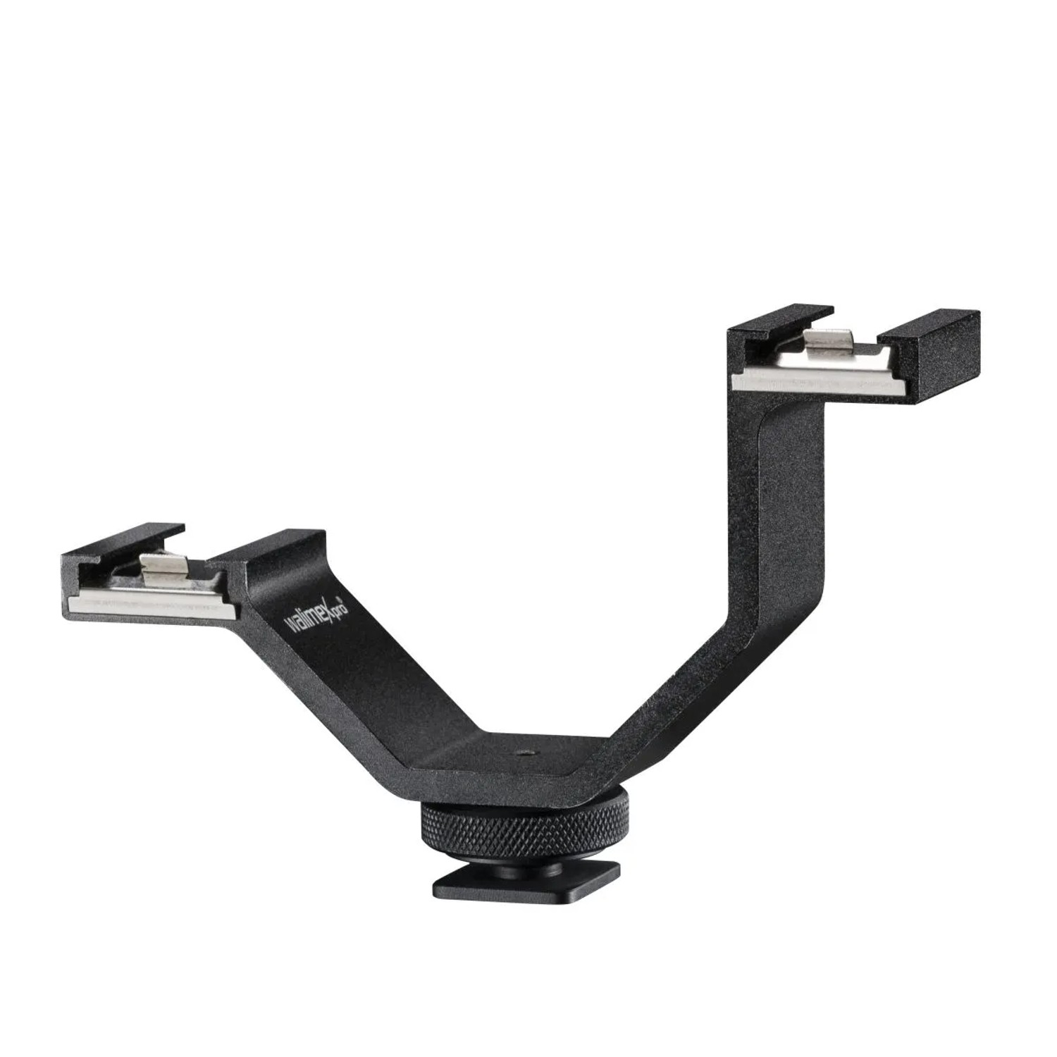 Walimex Pro Blitzschiene V-Rail 110X72X25Mm 2X Anschluss Blitz Mikro Blitzschuh