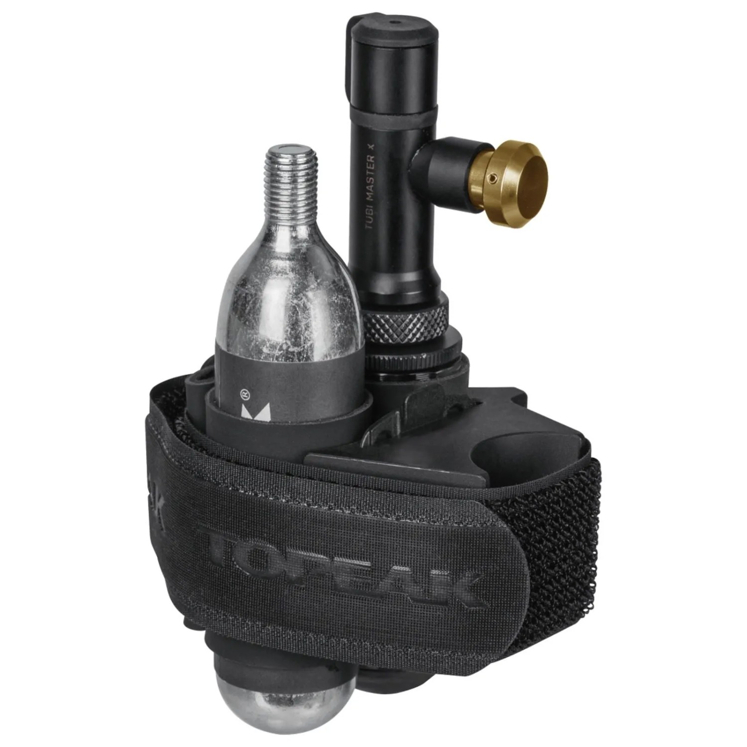 Topeak CO2 Kartuschenpumpe & Reparaturset Tubi Master X 25 g Schwarz