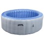 MCW Whirlpool N97 Ersatz-Pool 5 Personen Aufblasbar Rund Ø198cm Grau-Blau