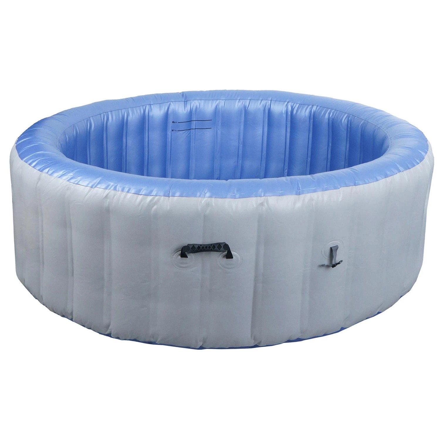 MCW Whirlpool N97 Ersatz-Pool 5 Personen Aufblasbar Rund Ø198cm Grau-Blau