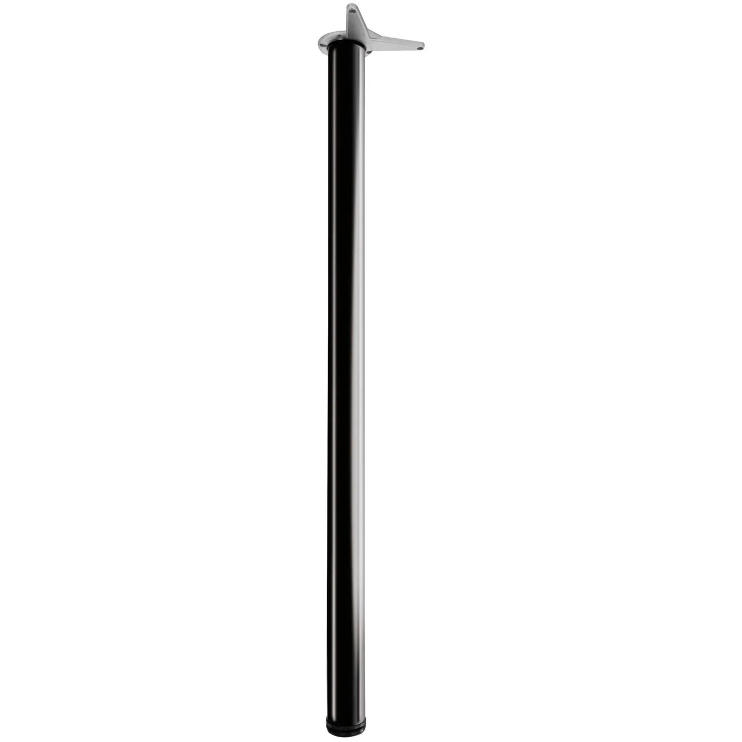 vasalat Set Camar Tischbein Höhenverstellbar Rund Stahl Schwarz 1.100-1.130 mm