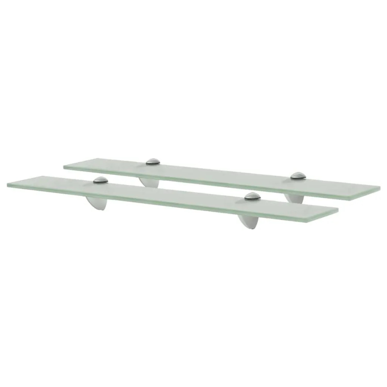 vidaXL Schweberegale 2 Stk Glas 60x20 cm 8 mm 3051537