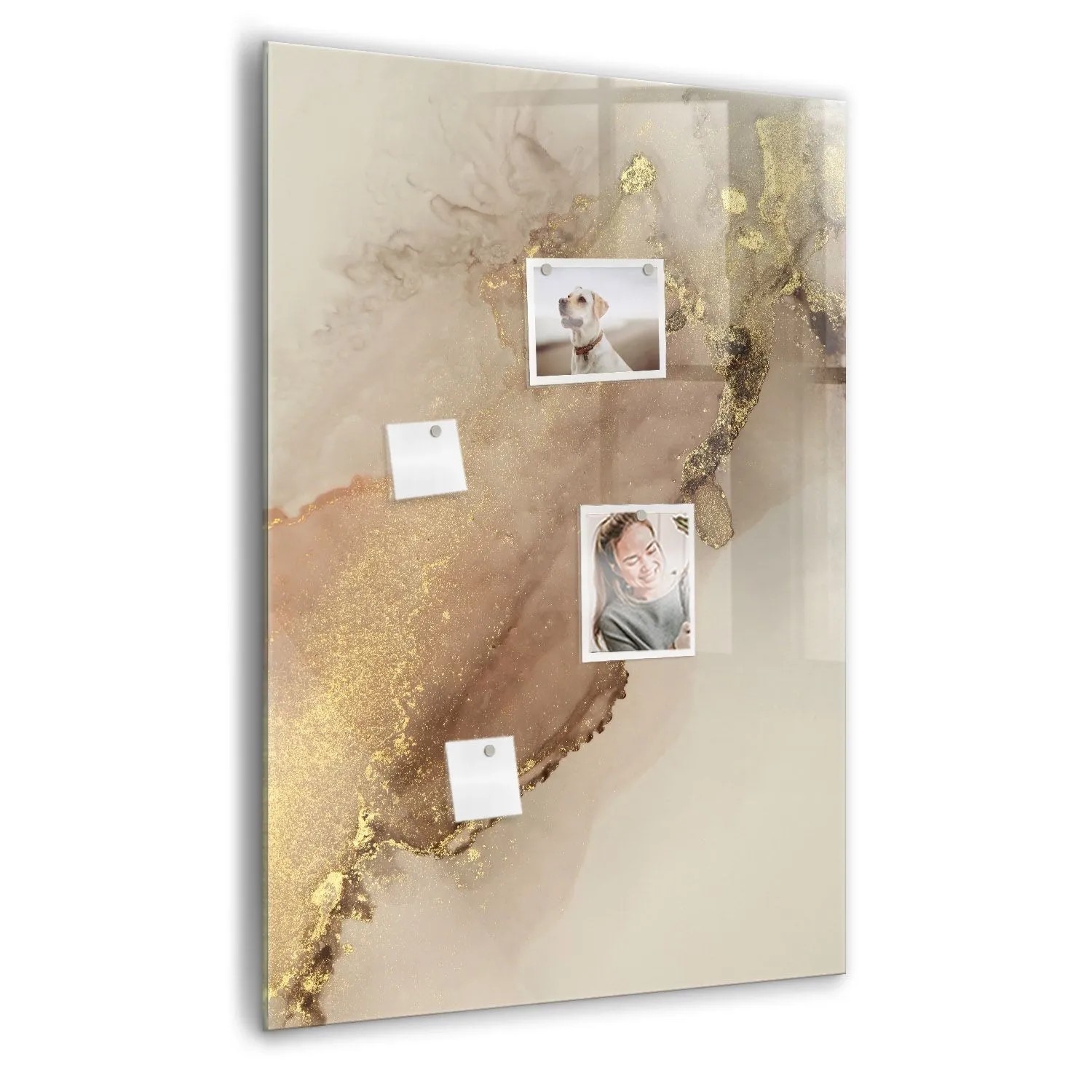 Tulup Beschreibbare Magnettafel Glitzernder Marmor 70x100 cm Beschreibbare günstig online kaufen