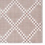 Brauner vidaXL Outdoorteppich (120x180 cm) mit Jacquard-Muster für Terrasse & Balkon.