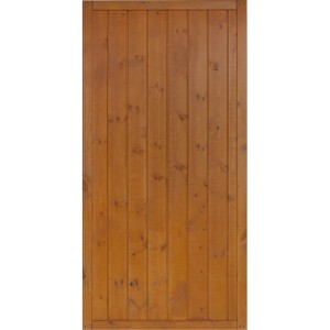 Sichtschutzzaun Oxford, Pinie lackiert, 180x90cm. Holz Zaunelement für Garten und Terrasse.