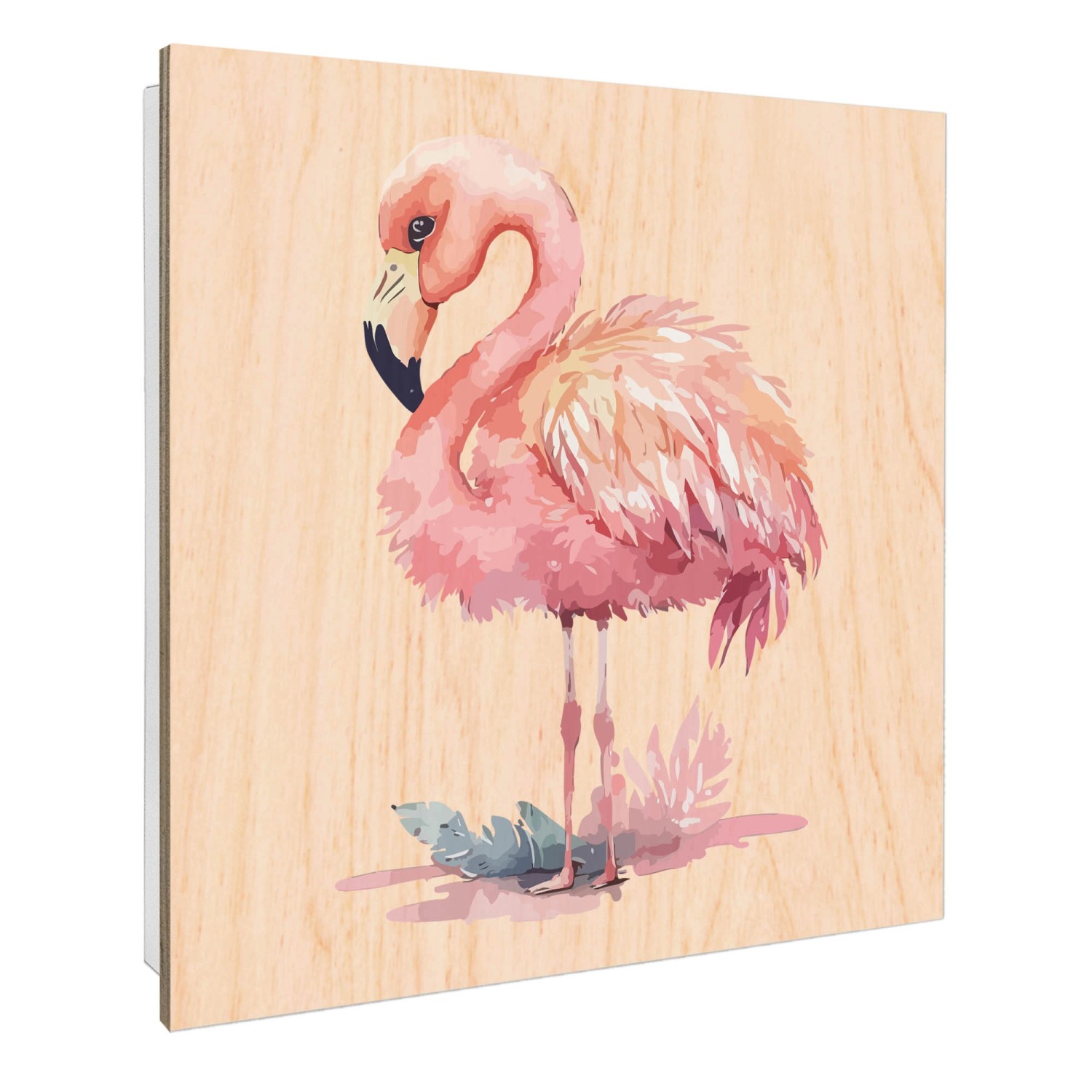 Banjado Großer Schlüsselbox Holz 30x30cm Weiß Scharnier Rechts 50 Haken Sch günstig online kaufen