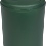 Grüner Kosmetikeimer (5 l) aus Kunststoff mit Deckel für das Badezimmer.