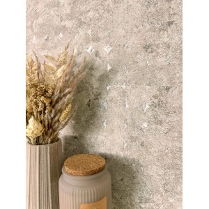 Newroom Vliestapete Saran Taupe Rauten Modern FSC®