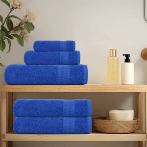 vidaXL 12-Tlg Handtuch-Set Blau 360 g/m² 100% Baumwolle 137097