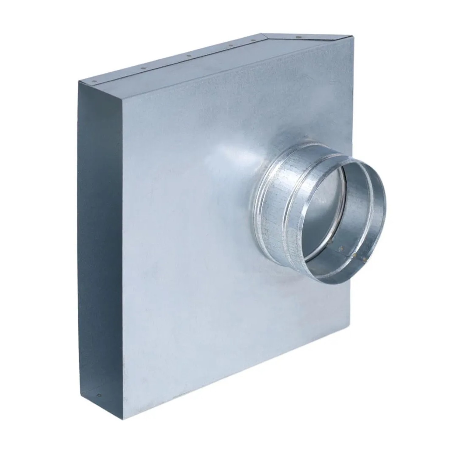 Subtiel Flachkanal Übergang 90° 250 x 50 mm Auf Ø 100 mm