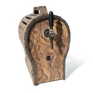Ich-Zapfe Holzfass Verkleidung für Bierzapfanlage Jet 30 380x580x580 mm