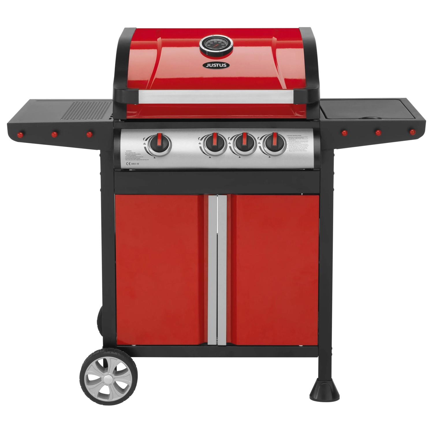 JUSTUS Gasgrill Genius, BxTxH: 122x57x106 cm