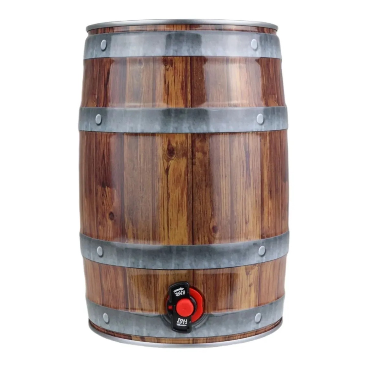 Image of Ich-Zapfe Partyfass 5L mit Zapfhahn Holzoptik