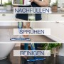 Bona Reiniger Nachfüllkanister: Nachfüllen, Sprühen und Reinigen von Stein-, Fliesen- und Laminatböden.