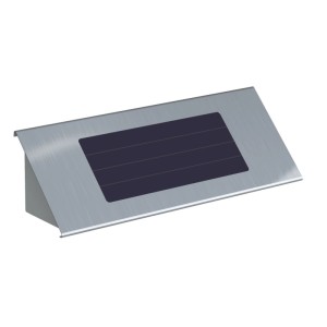 Basi Solar-Wandleuchte SWL 60 für Hausnummern mit 4 Weißen LEDs Material Ist aus Edelstahl