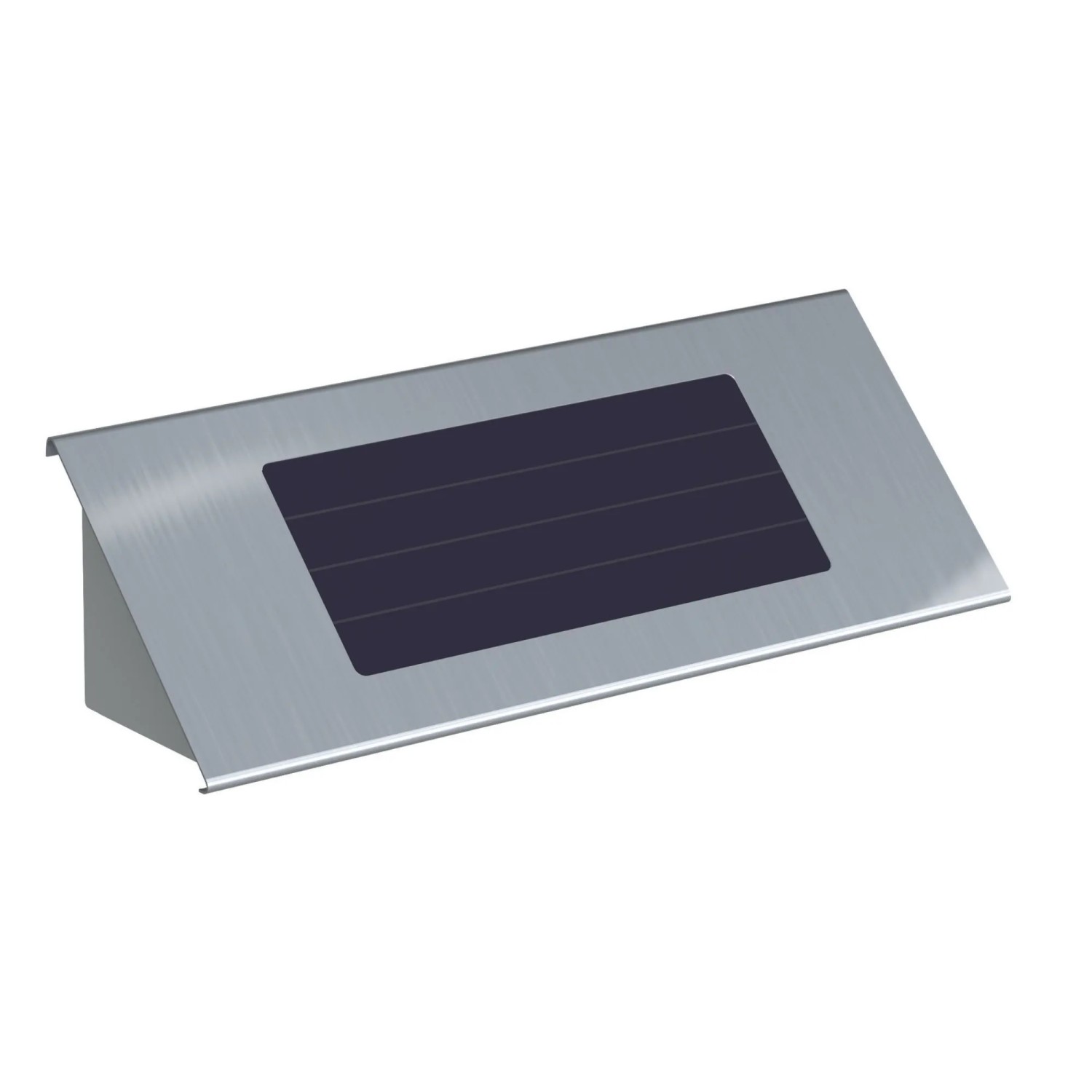 Basi Solar-Wandleuchte SWL 60 für Hausnummern mit 4 Weißen LEDs Material Ist aus Edelstahl