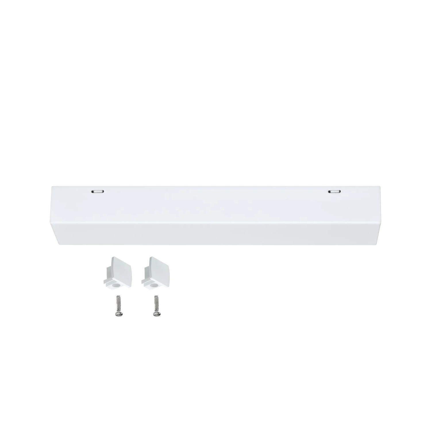 Paulmann URail Mitteleinspeisung, weiß, für Schienensysteme bis 1000W, inkl. Zubehör.