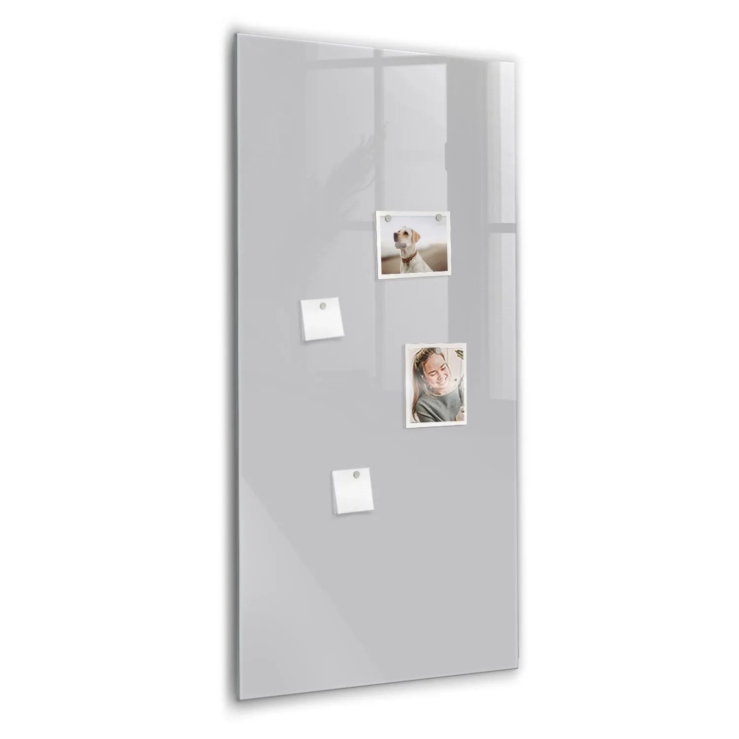 Tulup Magnettafel Beschreibbar Hellgraue Farbe 60x120 cm Magnettafel Küche günstig online kaufen