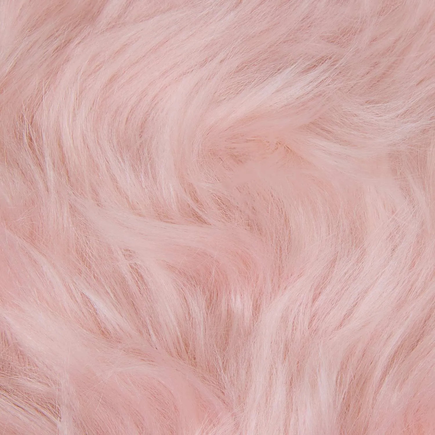 vidaXL Kunstschaffell Teppich Tafalla Rosa 160 x 160 cm Polyester 42021554_9