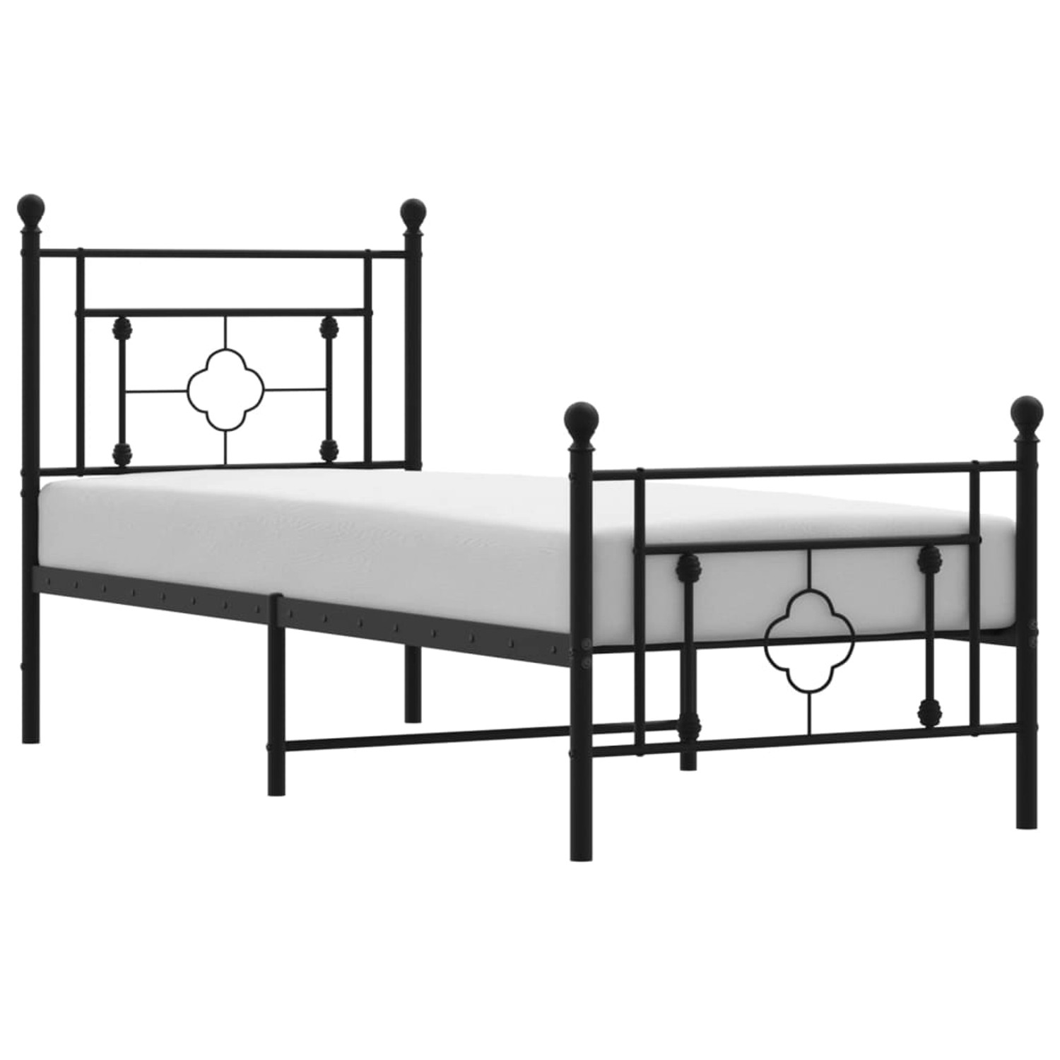 vidaXL Bett Bettgestell mit Kopf- und günstig online kaufen
