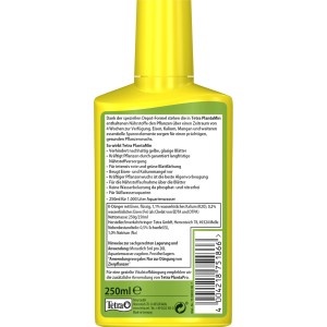 Tetra PlantaMin Pflanzendünger 250ml für gesunde Aquarienpflanzen.