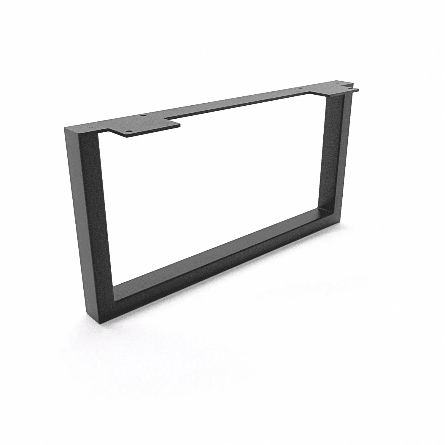 HEVVA Möbelbein GRAZ 20 cm Hoch 40 cm Tief 1 Stück Schwarz