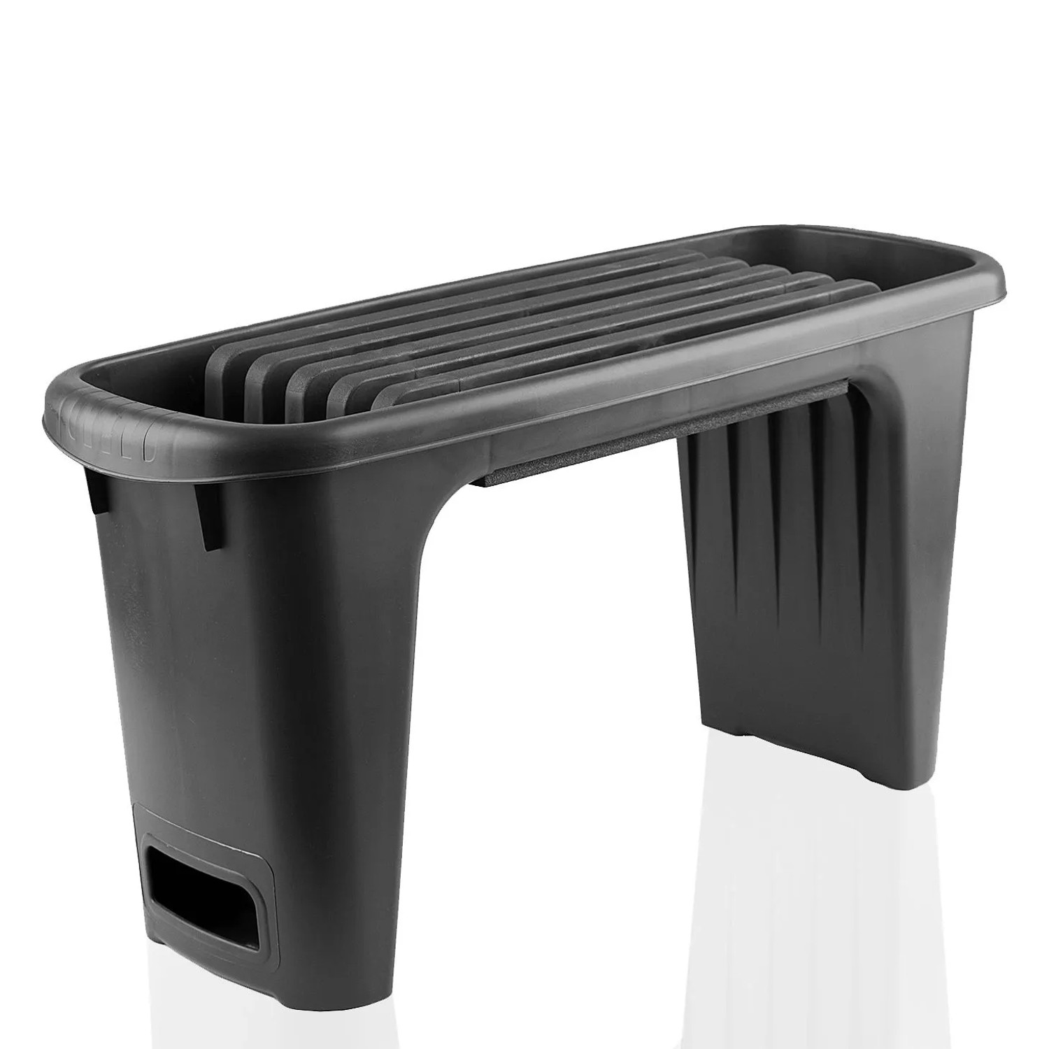 BigDean 2in1 Garten-Kniebank und Sitzbank mit Stauraum