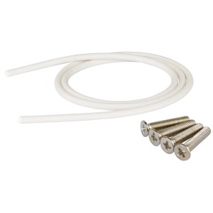 Dichtungsgummi und Schrauben für Blanko Modulgehäuse IP65, Elektroinstallation.