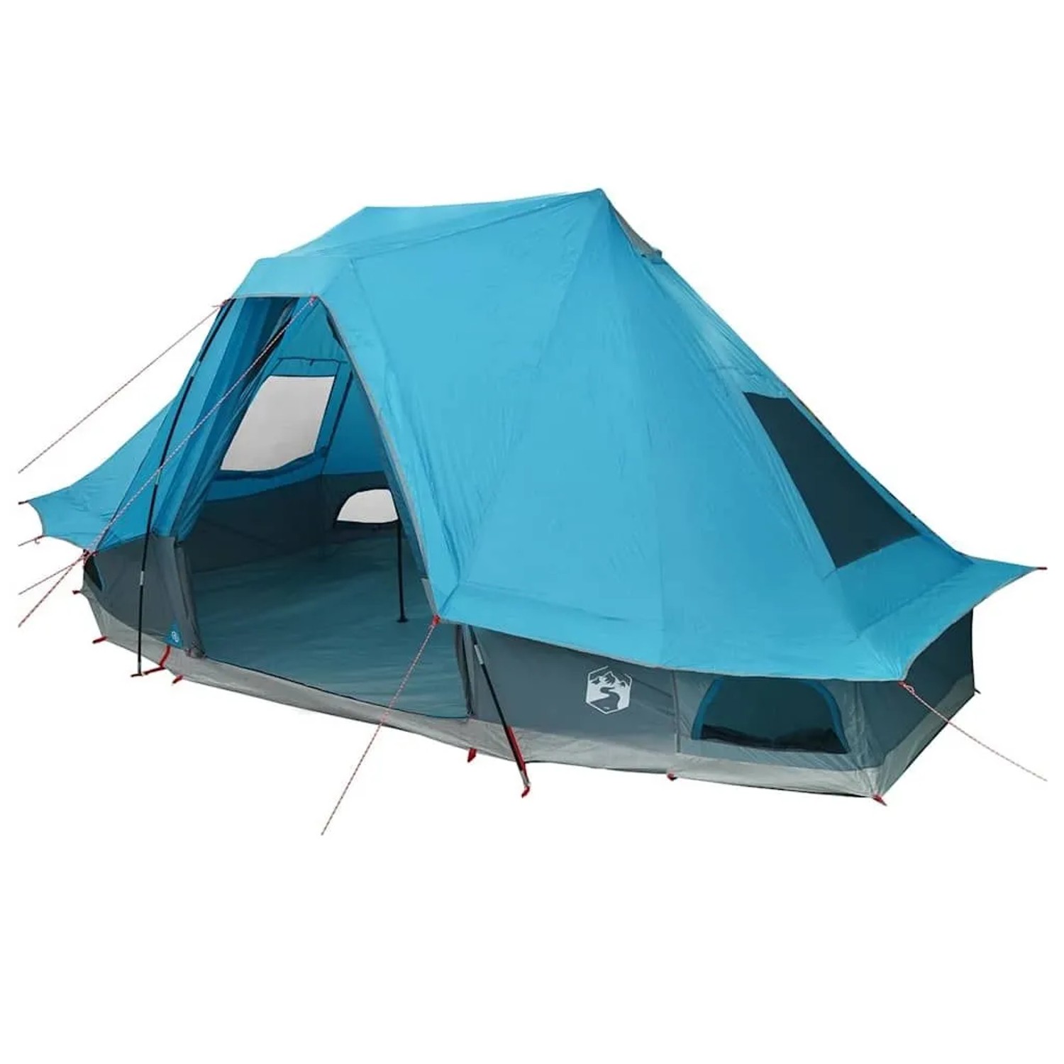 vidaXL Familien-Tipi-Zelt mit Dach Blau 466 x 310 x 240 cm 42000958