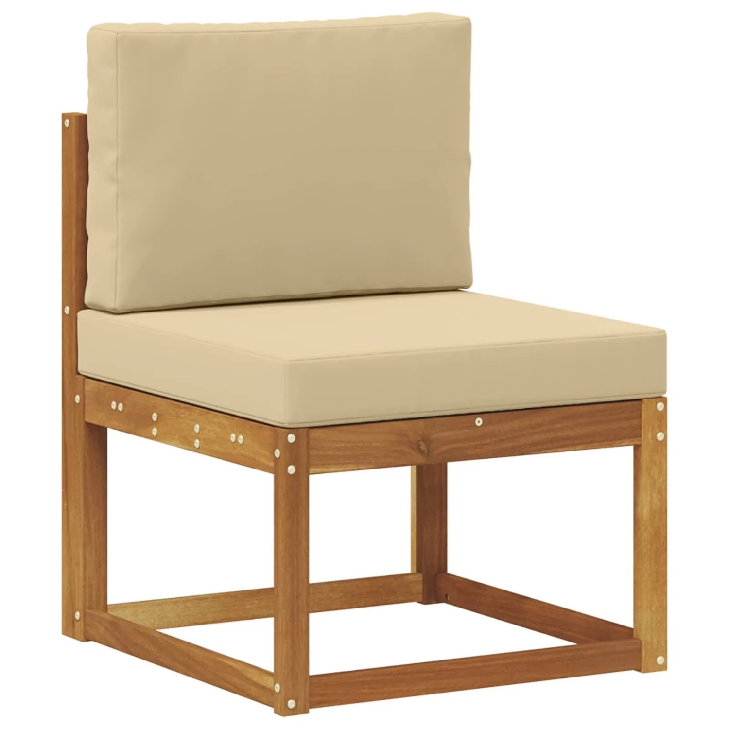 vidaXL Outdoor Mittelsofa Massivholz Akazie 900457